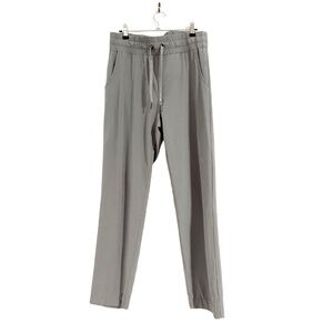 🍀3 for 35- Kyodan Lightweight Straight Leg Track Pants in Dove Grey